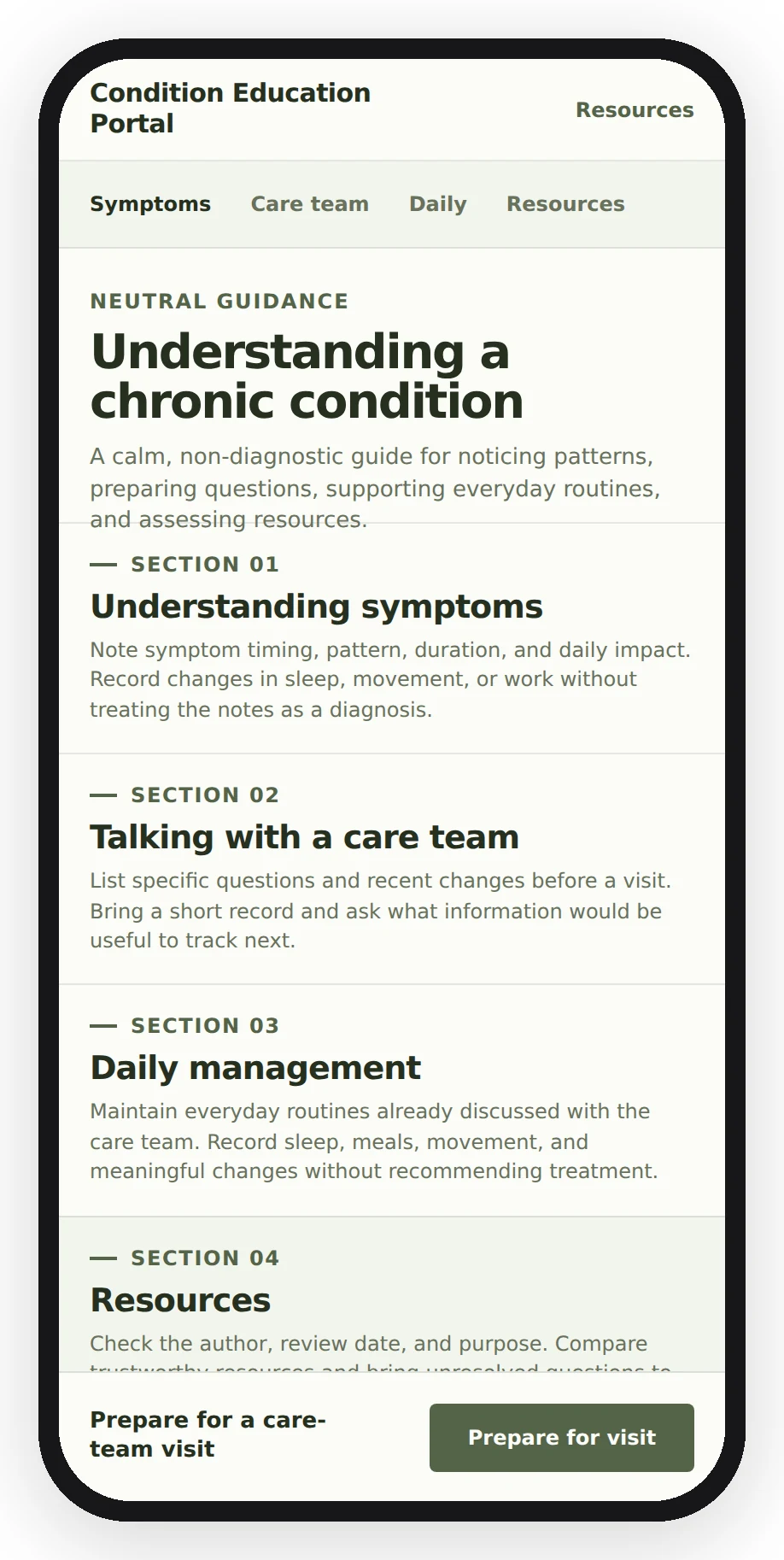 Responsive article layout across desktop and mobile breakpoints.